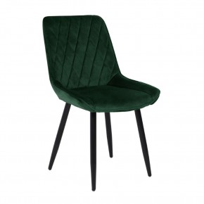 Стул NIKA, темно-зеленый велюр HLR-57/черный